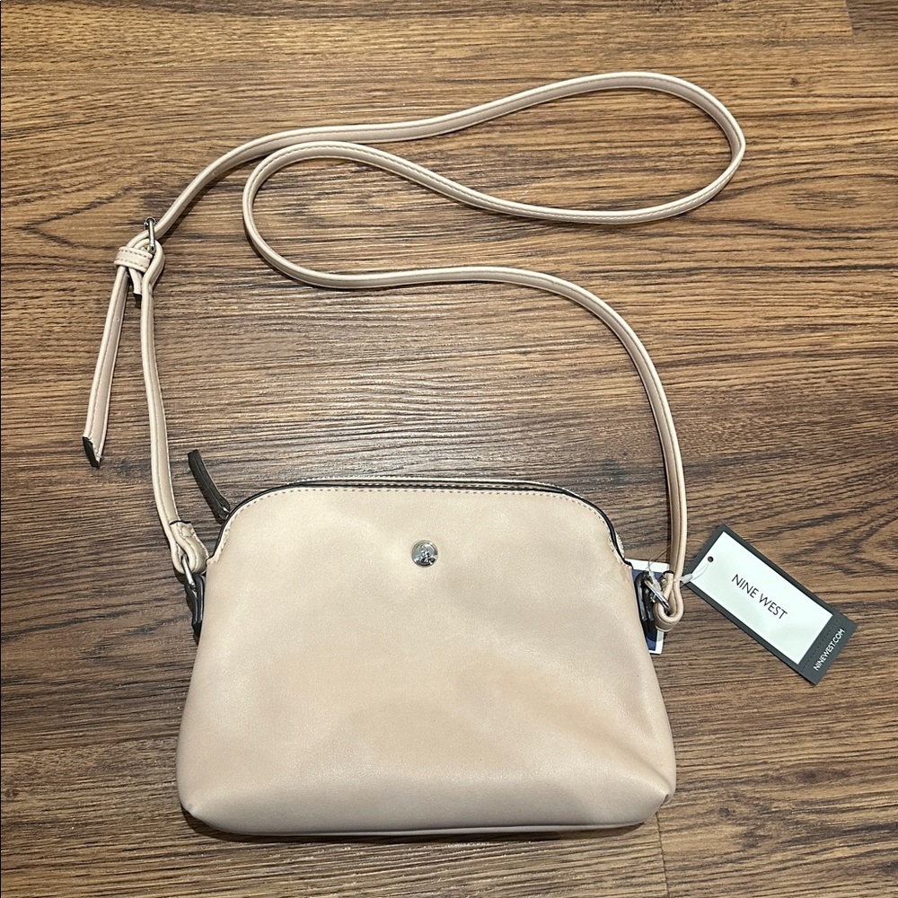 NWT Nine West Nude/Pink Neutral Crossbody Bag